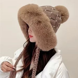 Winter faux fur hat